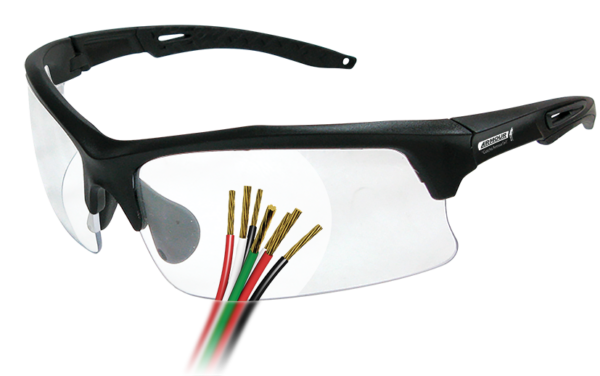 Armour Sentry ANSI Z87.1 Safety Glasses - Clear Lens, 2 Pack - Anti-Fog, Scratch Resistant for Reading, Construction, and DIY Projects