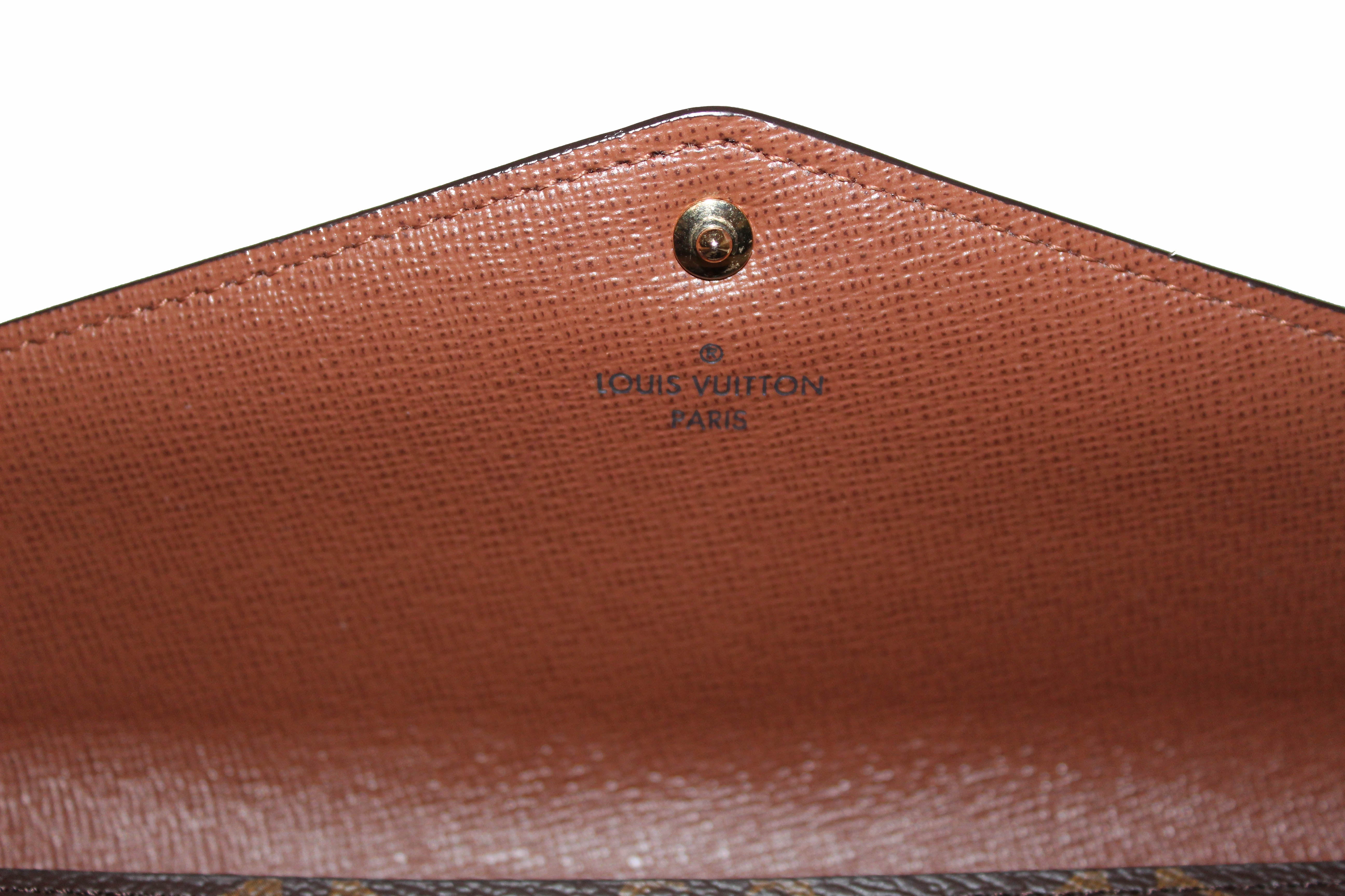 Authentic Louis Vuitton Monogram Sarah Wallet - Luxury Women's Zip Around Wallet with Multiple Card Slots & Coin Pocket | Perfect for Everyday Use, Travel & Gift Giving