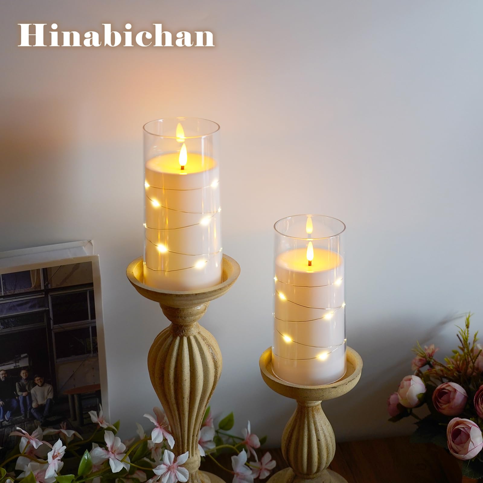Flameless LED Candles with Remote Timer - 6pcs Battery Operated for Home Decor