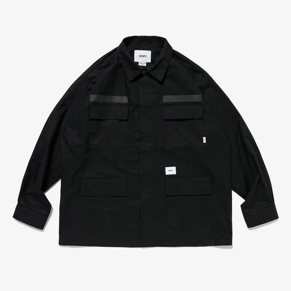 WTAPS 24SS JMOD 01 Long Sleeve Cotton Ripstop Identity Shirt (241WVDT SHM01) - Streetwear Fashion & Urban Outdoor Wear