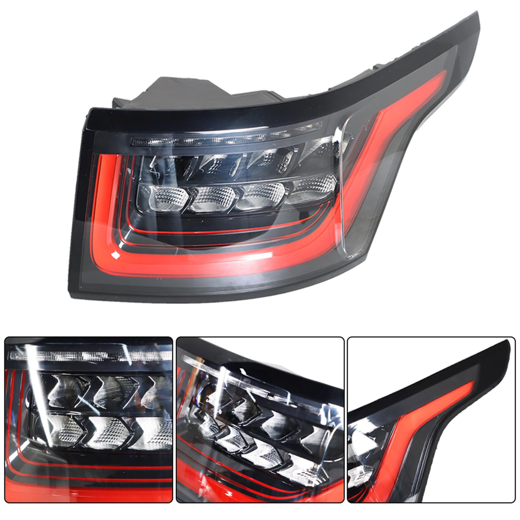 2014-2018 Range Rover Sport Tail Lights Assembly - Driver & Passenger Side Replacement (LR043974 LR043976) - Perfect for Night Driving & Enhanced Vehicle Safety