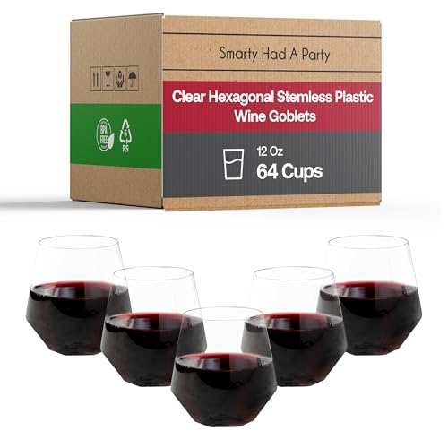 Clear Hexagonal 12 oz