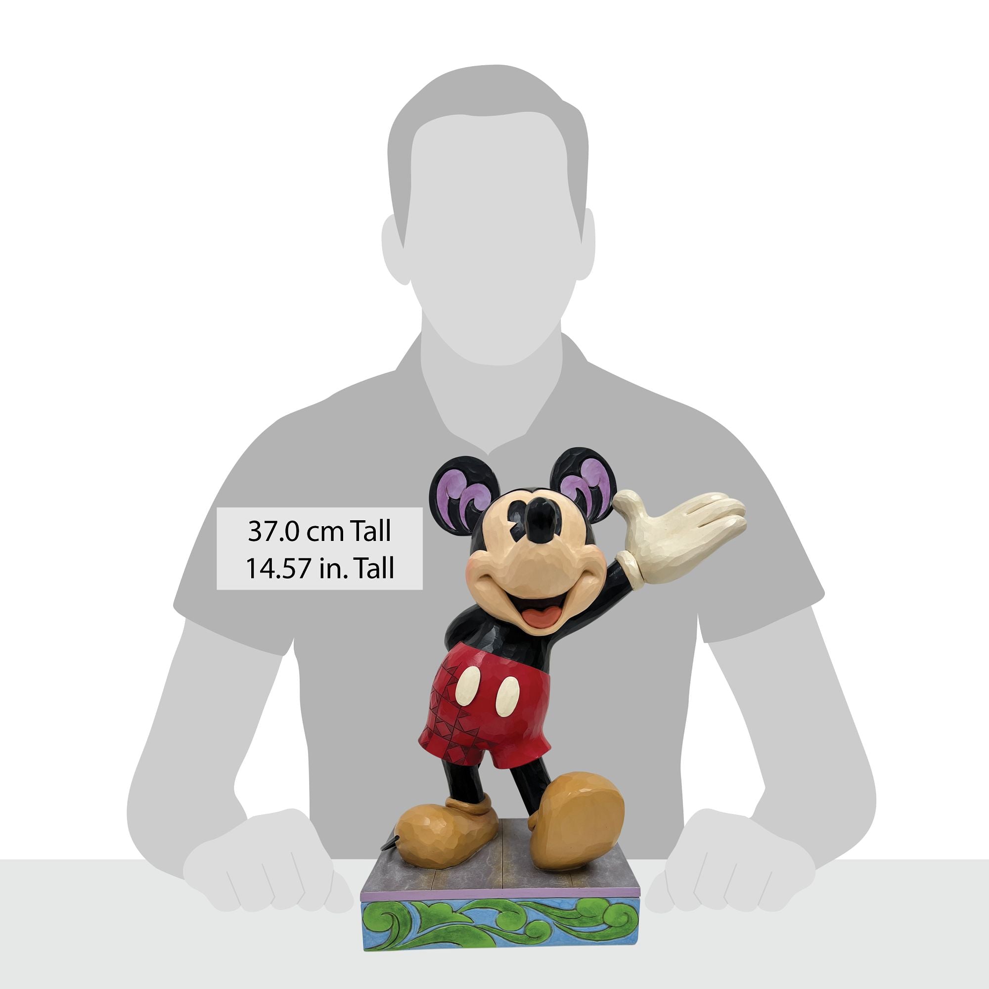 Disney Mickey Mouse Big Fig Plush Toy - Soft Stuffed Animal for Kids, Collectors & Disney Fans - Perfect for Gifts, Room Decor & Cuddling