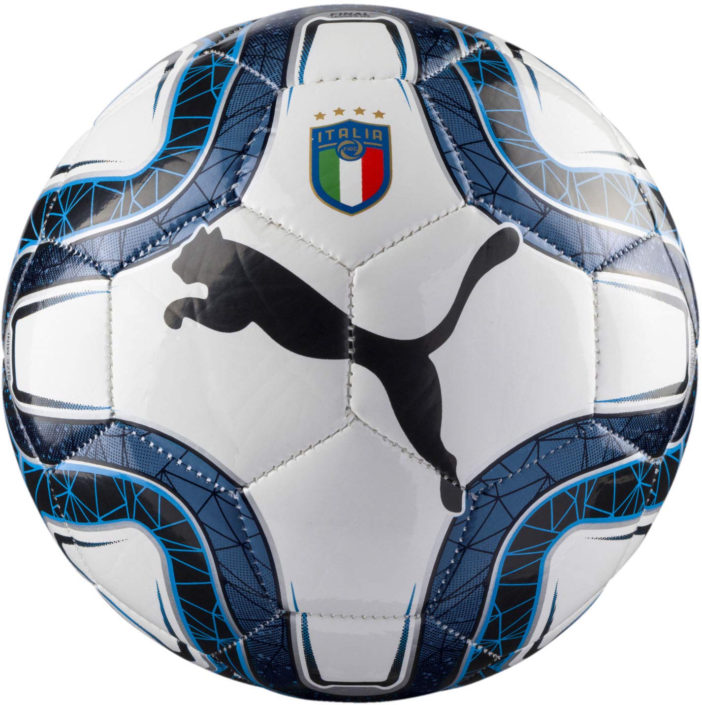 PUMA Italy Licensed Official Soccer Ball for Men - Size 5, Team Colors - Perfect for Professional Matches, Training & Backyard Games