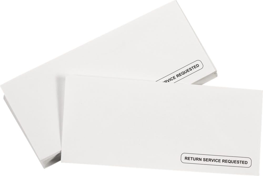 Premium LUXPaper #10 Business Envelopes with Return Service Requested - 4 1/8