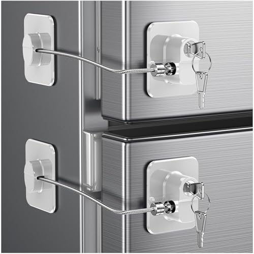 2 Pack White Lock