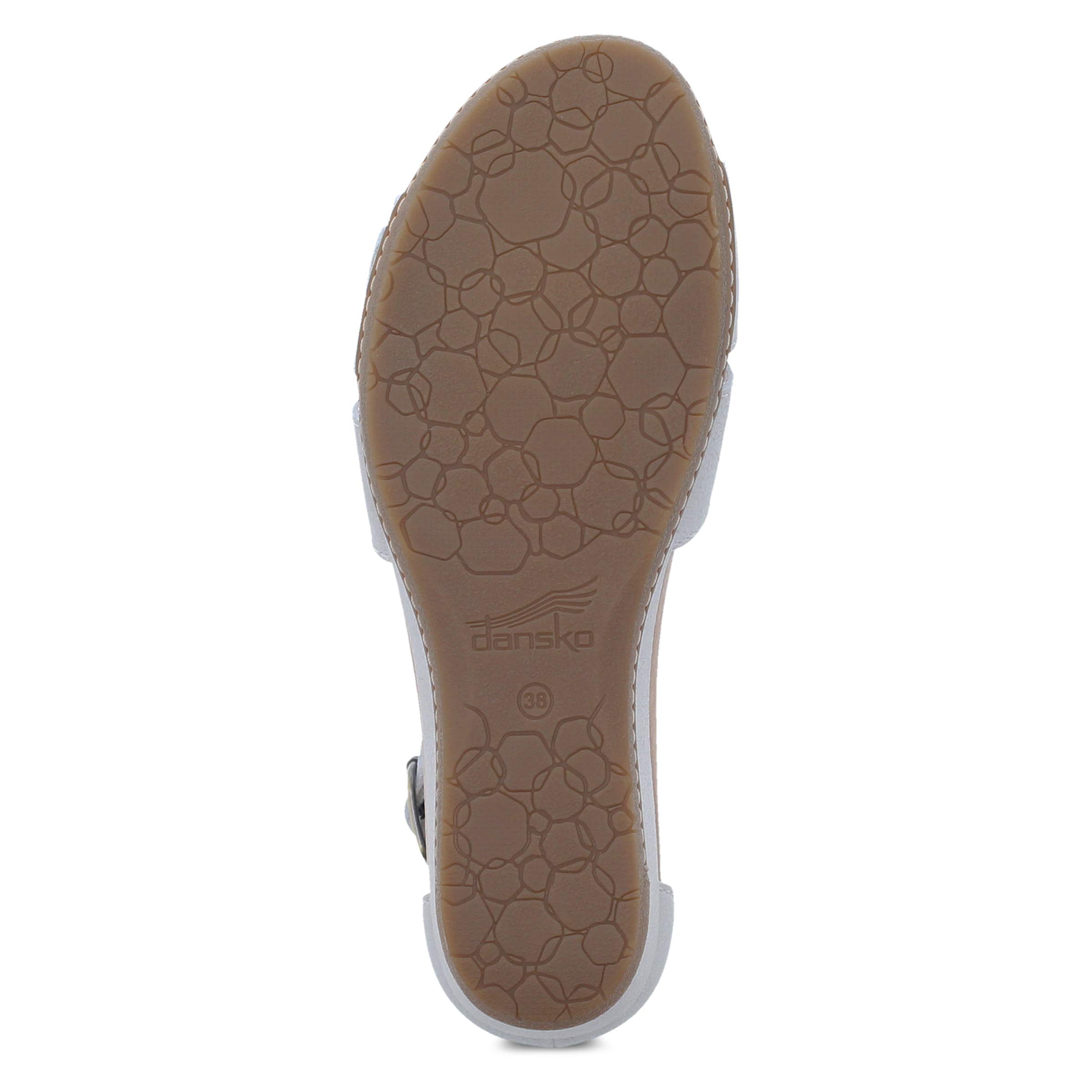 Dansko Women's Astrid Wedge Comfort Sandals - Breathable Leather Summer Sandals with Arch Support for Walking, Travel & Casual Wear