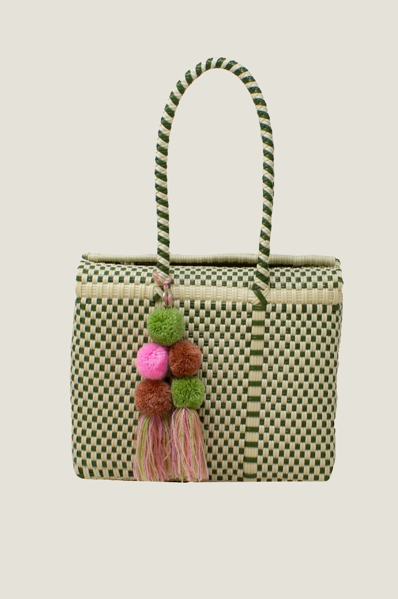 Bombon Mini Tote Bag in Khaki - Stylish Crossbody Purse for Women, Perfect for Work, Travel and Everyday Use