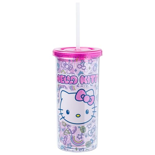 Hello Kitty Neon Fruit Pattern