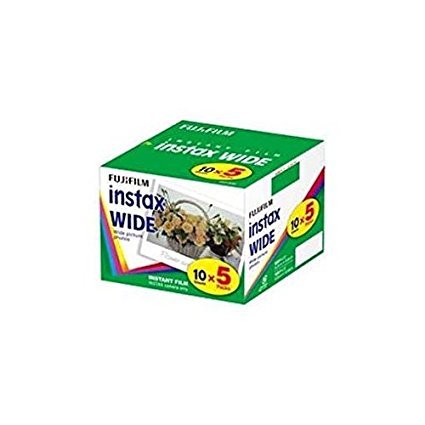 FUJIFILM INSTAX WIDE Instant Film 50 Sheets for INSTAX WIDE K5 Camera - Perfect for Parties, Weddings & Travel Photography