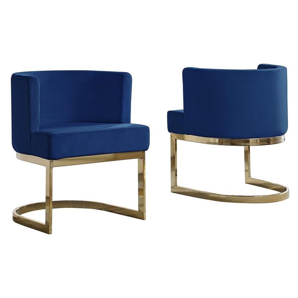 Premium Navy Blue Side Chair - Sturdy & Comfortable Dining Room Furniture for Home, Office, or Restaurant Use