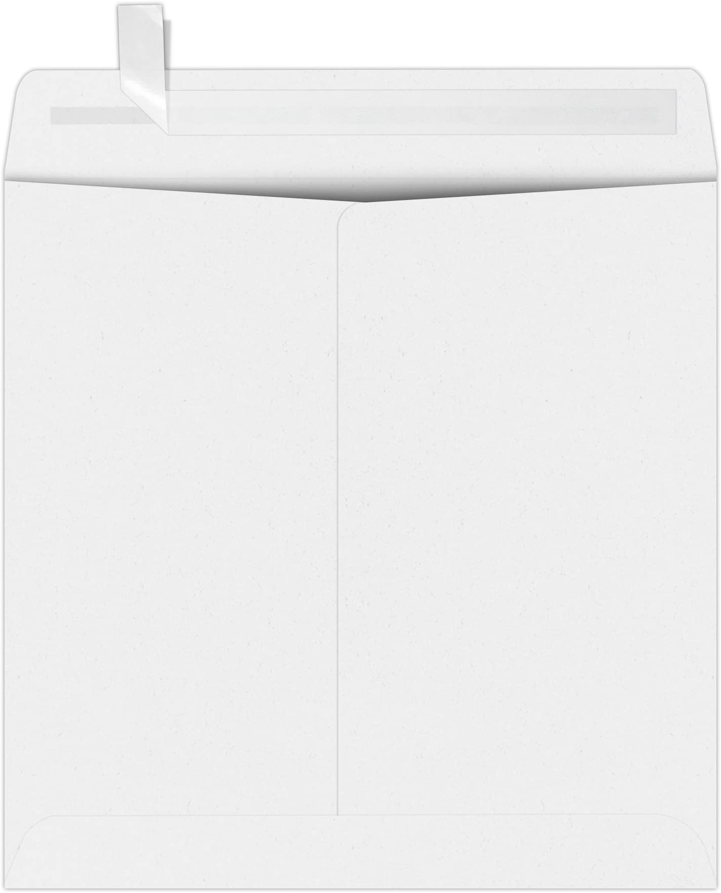 Premium LUXPaper Square Invitation Envelopes 9x9 Inches - Self-Seal Peel & Press Closure - 28lb Text Weight White Paper - Pack of 500 for Wedding Invitations, Greeting Cards, Party Favors and Business Correspondence