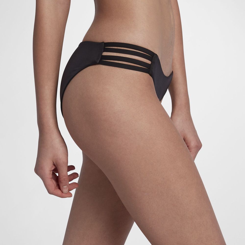 Hurley Women's Quick Dry Max Surf Bottom Black - Lightweight & Fast-Drying Swim Bottoms for Surfing, Beach & Pool Activities