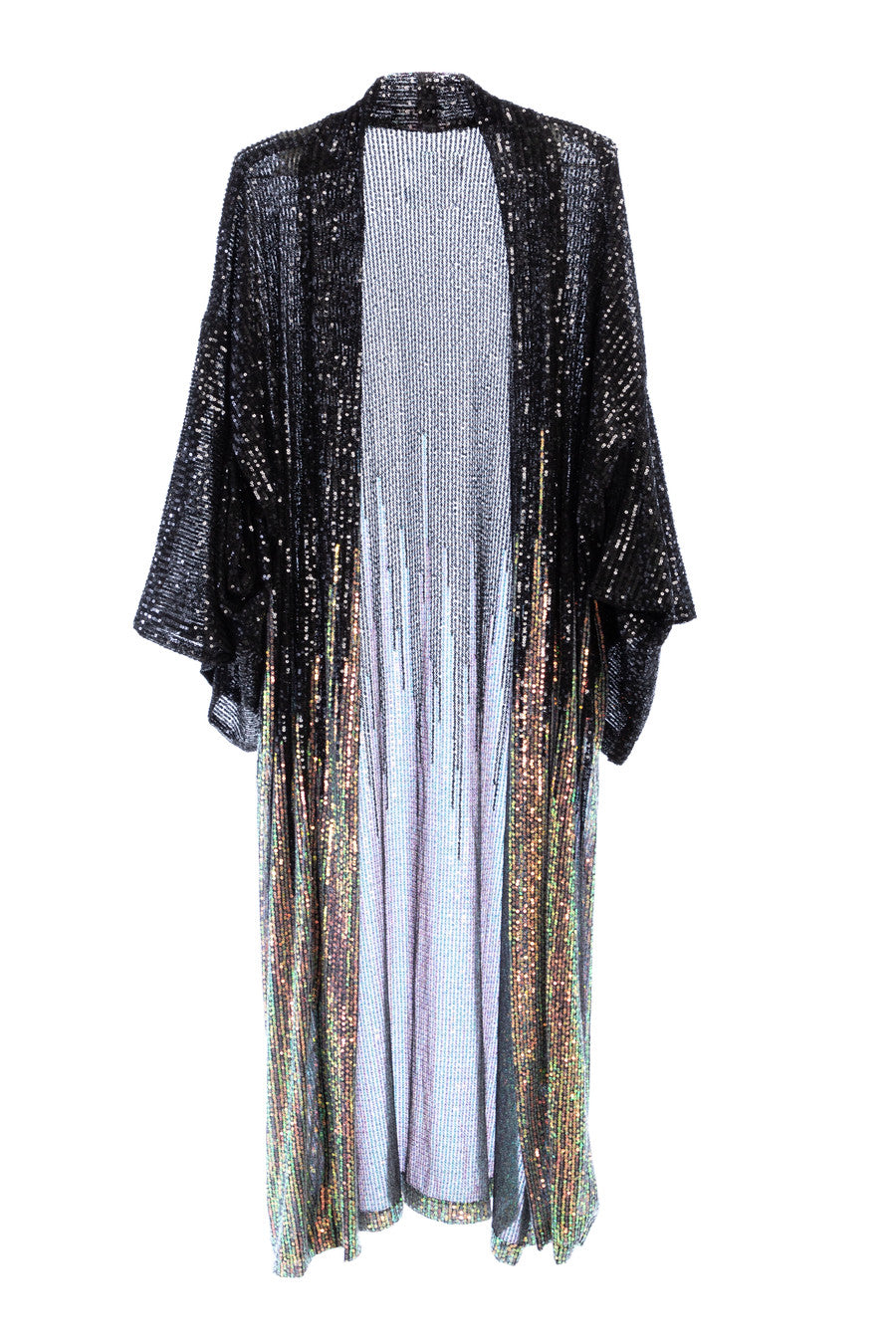 Elegant Sequin Kimono Duster for Women - Formal Evening Wear & Special Occasions - Perfect for Parties, Weddings, and Date Nights