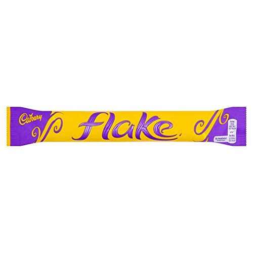 Cadbury Flake Chocolate Bars - 8 Pack of British Candy | Delicious Crumbly Milk Chocolate for Desserts, Baking & Snacking