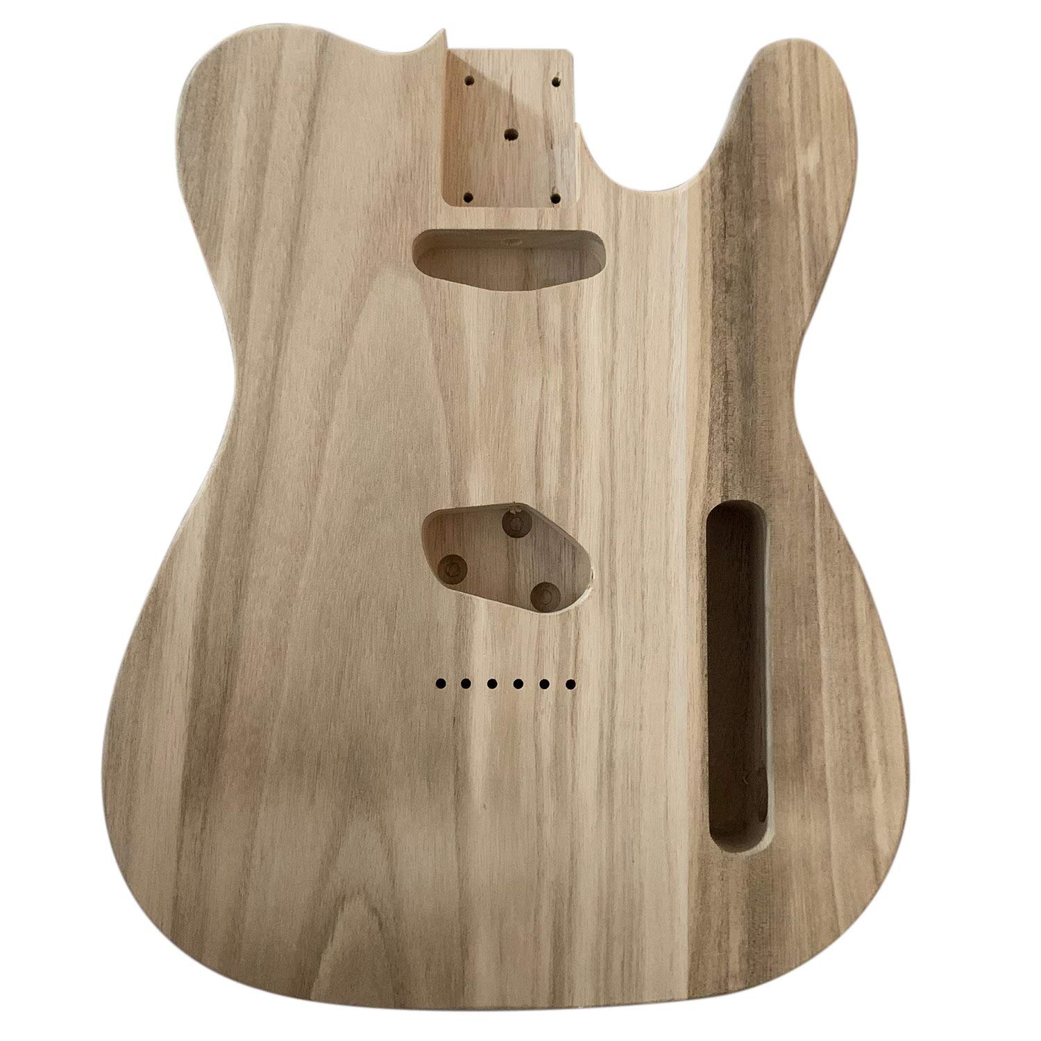 Premium Maple Cap Electric Guitar Body Replacement - Unfinished DIY Kit for TL Electric Guitars | Perfect for Custom Builds, Upgrades & Repair Projects