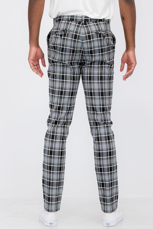 Stylish Plaid Trouser Pants for Women & Men - Comfortable & Fashionable Casual Office Pants - Perfect for Work, Business Meetings & Everyday Wear