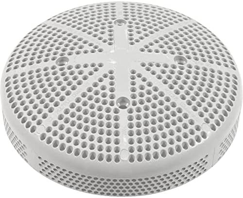 Pentair 50mm White Fiberglass Suction Cover - Durable Pool & Spa Safety Accessory for Swimming Pool Maintenance