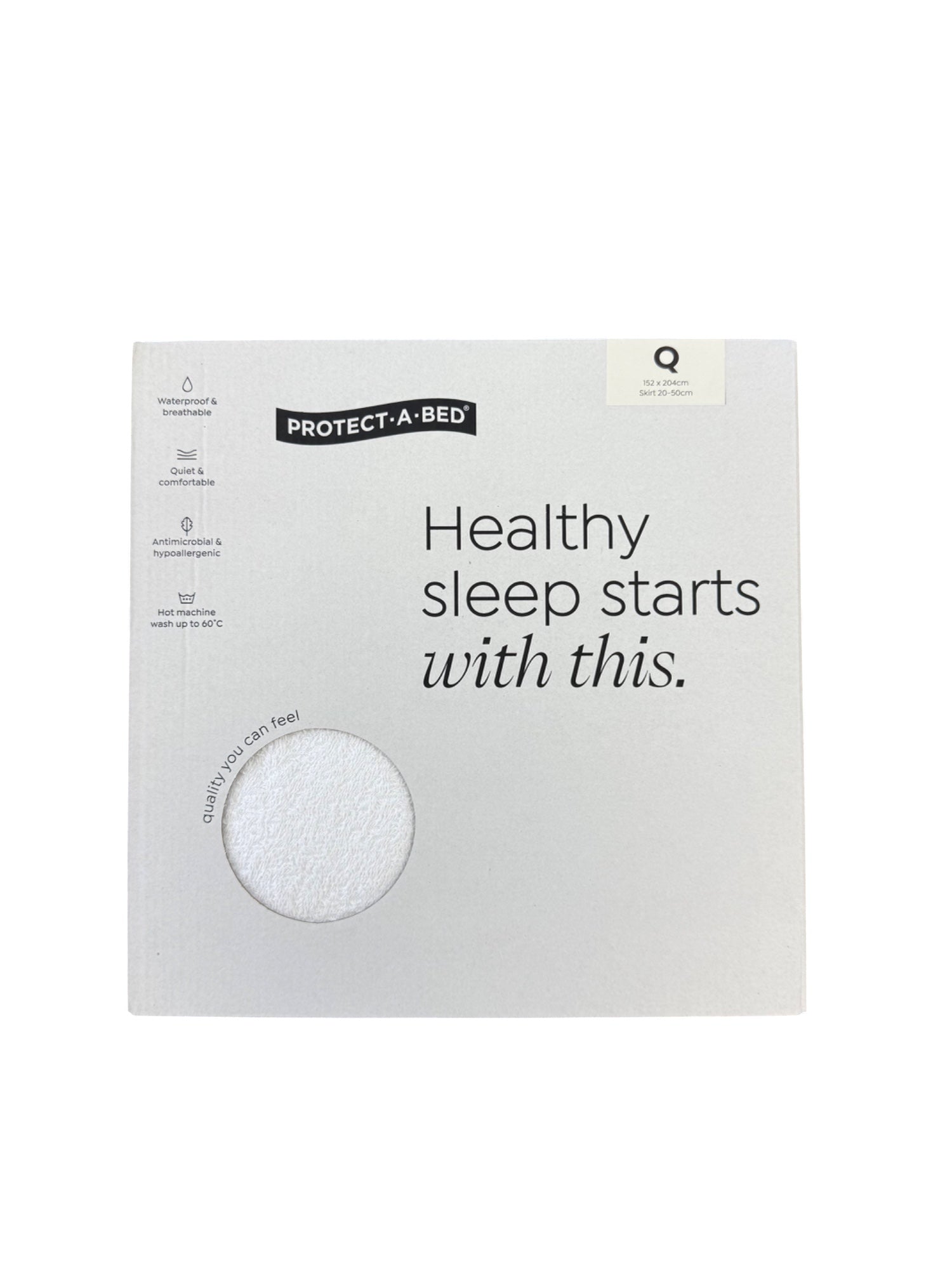 Waterproof Mattress Protector - Queen Size, Hypoallergenic & Breathable Bed Cover - Perfect for Allergy Relief, Bedwetting & Spill Protection - Ideal for Kids, Adults & Guest Rooms