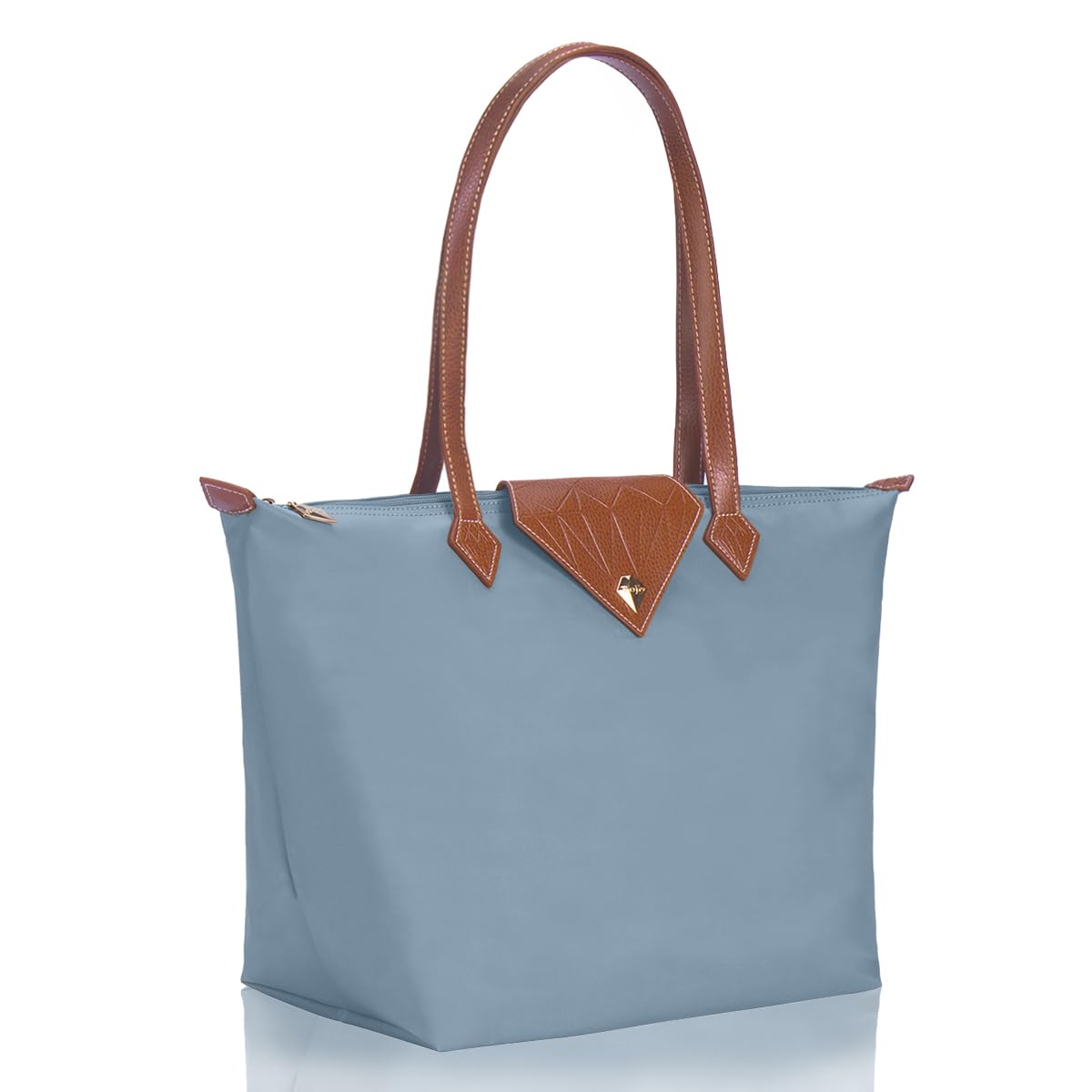 Stylish Waterproof Nylon Women's Tote Bag - Large Folding Shoulder Bag for Work, Shopping, Beach & Travel | Perfect for Office, Gym, Weekend Getaways & Daily Commute