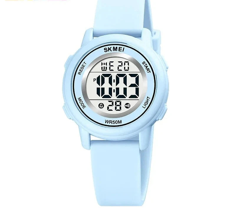 Waterproof Digital Sports Watch for Men & Women - LED Display, Stopwatch, Alarm - Perfect for Running, Swimming, Gym & Outdoor Activities