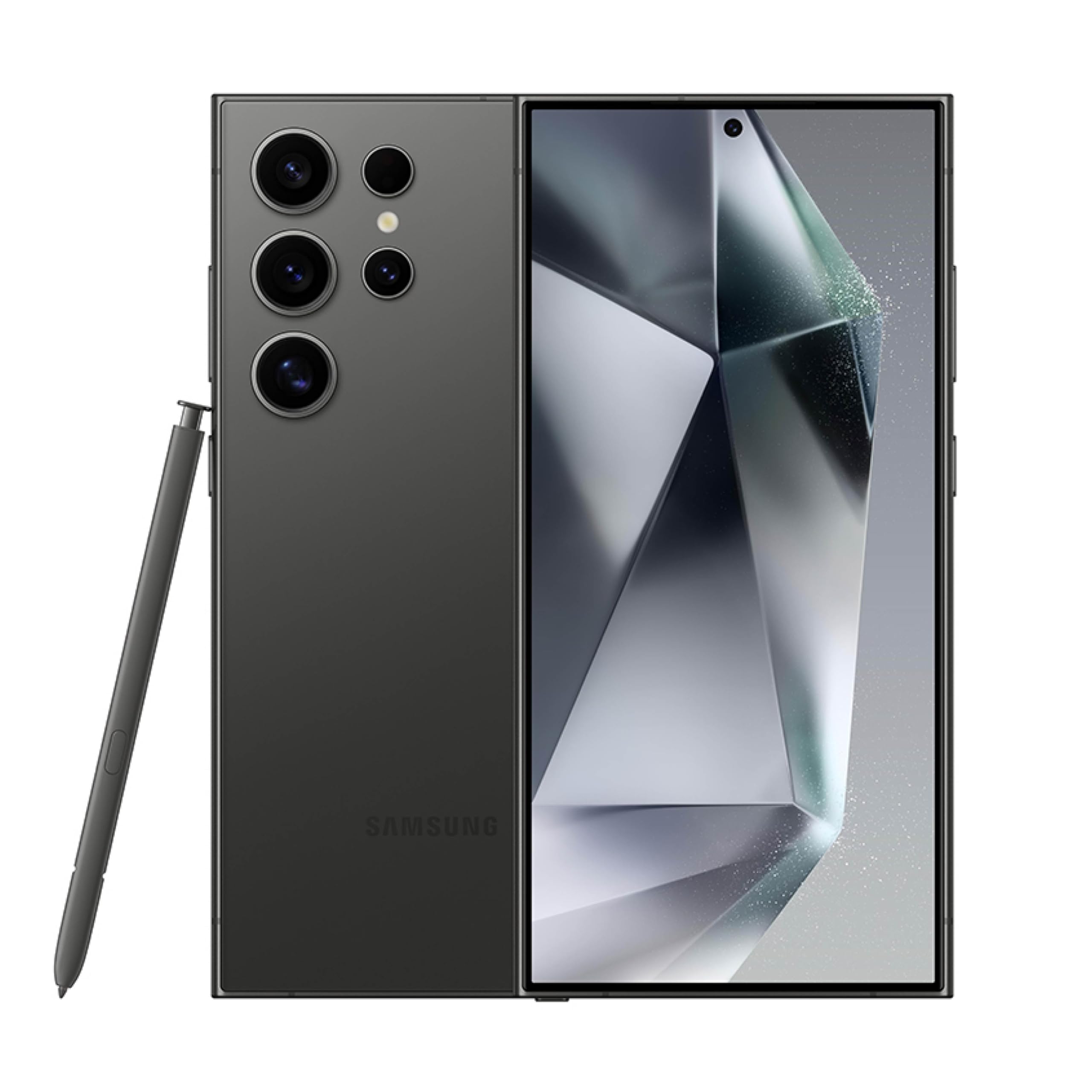 Samsung Galaxy S24 Ultra 512GB Unlocked Smartphone - 200MP Camera, 100x Zoom, AI Features, Long Battery Life, S Pen Included | Titanium Black | US Version 2024 | Perfect for Photography, Gaming & Productivity