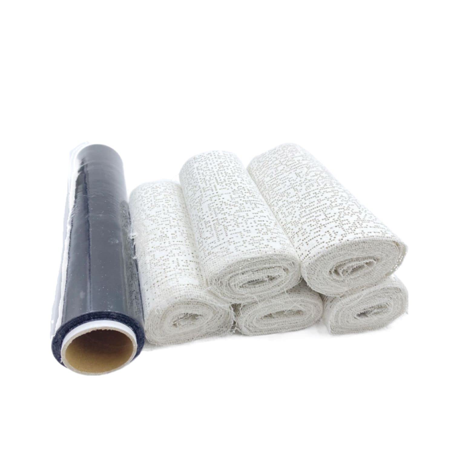 Premium Body Slimming Wraps (6 Rolls) - Waist Trainer for Weight Loss, Stomach Slimming & Body Contouring | Professional Osmotic Plastic & Yeso Wraps for Detox & Inch Loss | Perfect for Spa, Postpartum Recovery & Home Beauty Treatments