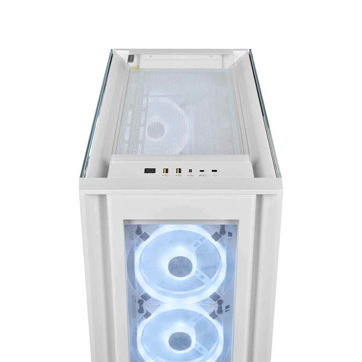 Corsair iCUE 5000X RGB QL Edition Tempered Glass Mid Tower PC Case - High Airflow Gaming Computer Case for Custom Builds & RGB Setup