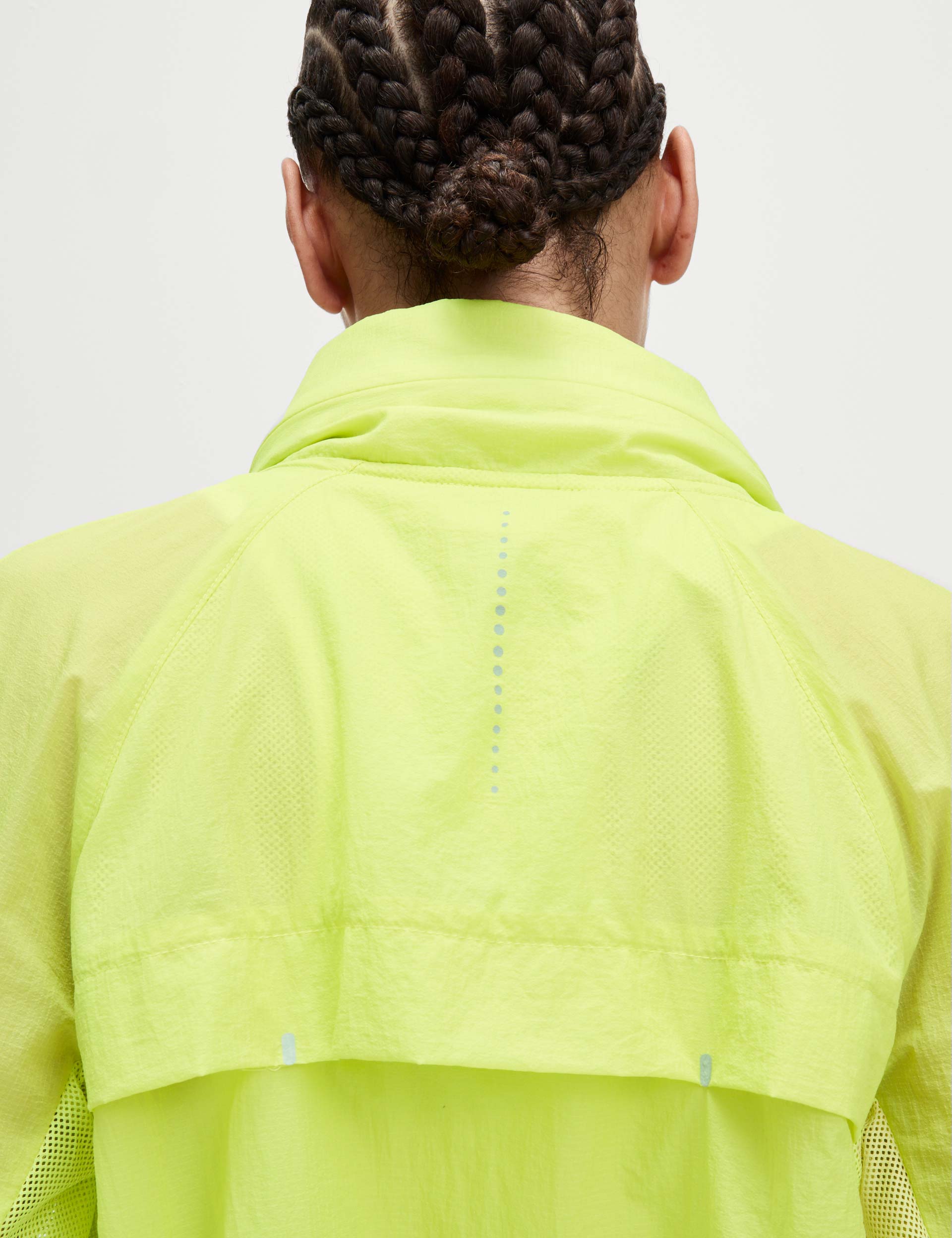 Stormwear Hooded Zip-Up Running Jacket for Men & Women - Lightweight Waterproof Windbreaker with Reflective Stripes - Perfect for Jogging, Hiking & Outdoor Sports (Limeade)