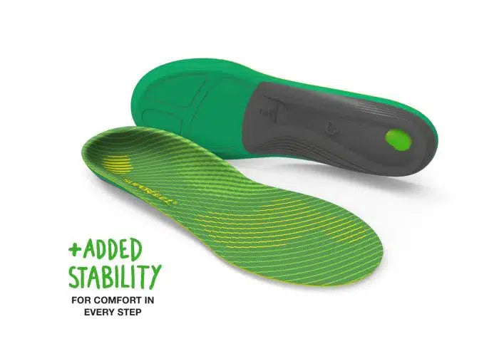 High Arch Running Insoles for Support & Comfort - Best Orthotic Shoe Inserts for Runners with Flat Feet or Plantar Fasciitis - Perfect for Marathon Training, Jogging & Daily Walking