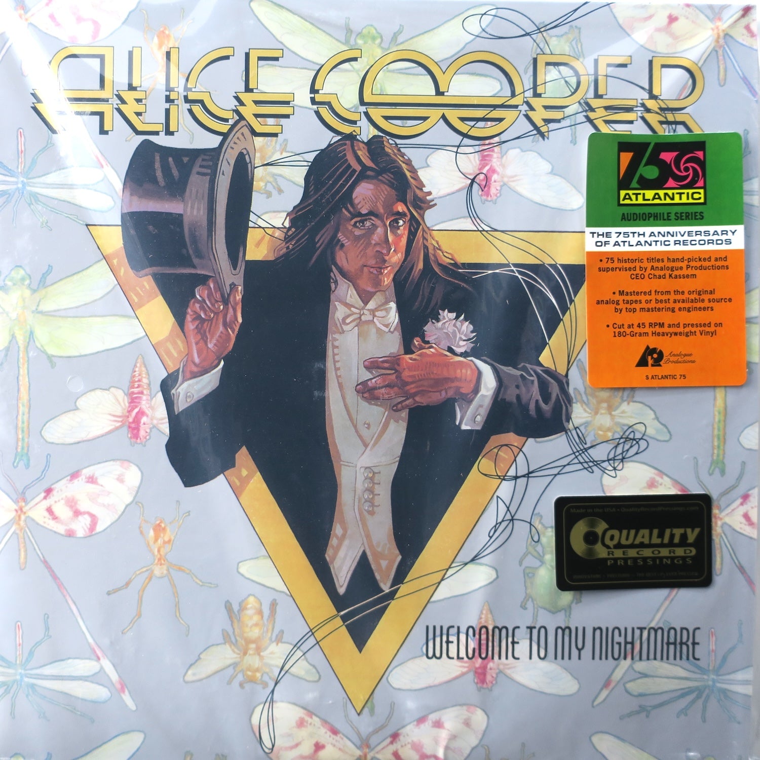 ALICE COOPER 'Welcome To My Nightmare' Limited Edition 180g 45rpm Vinyl 2LP - Analogue Productions Audiophile Pressing - Perfect for Record Collectors & Classic Rock Fans