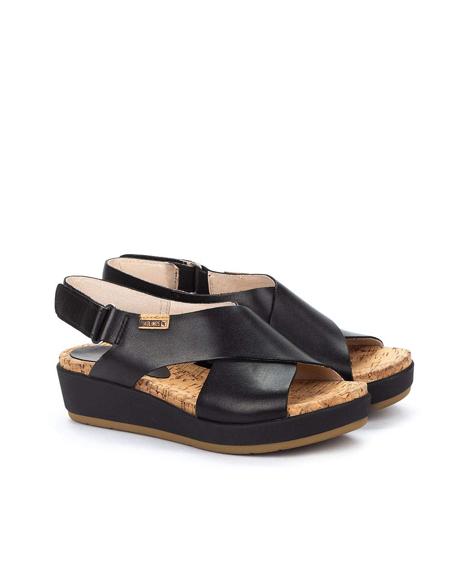 Pikolinos Women's Comfortable Wedge Sandals - Breathable & Lightweight Summer Shoes for Beach, Walking, and Casual Outfits