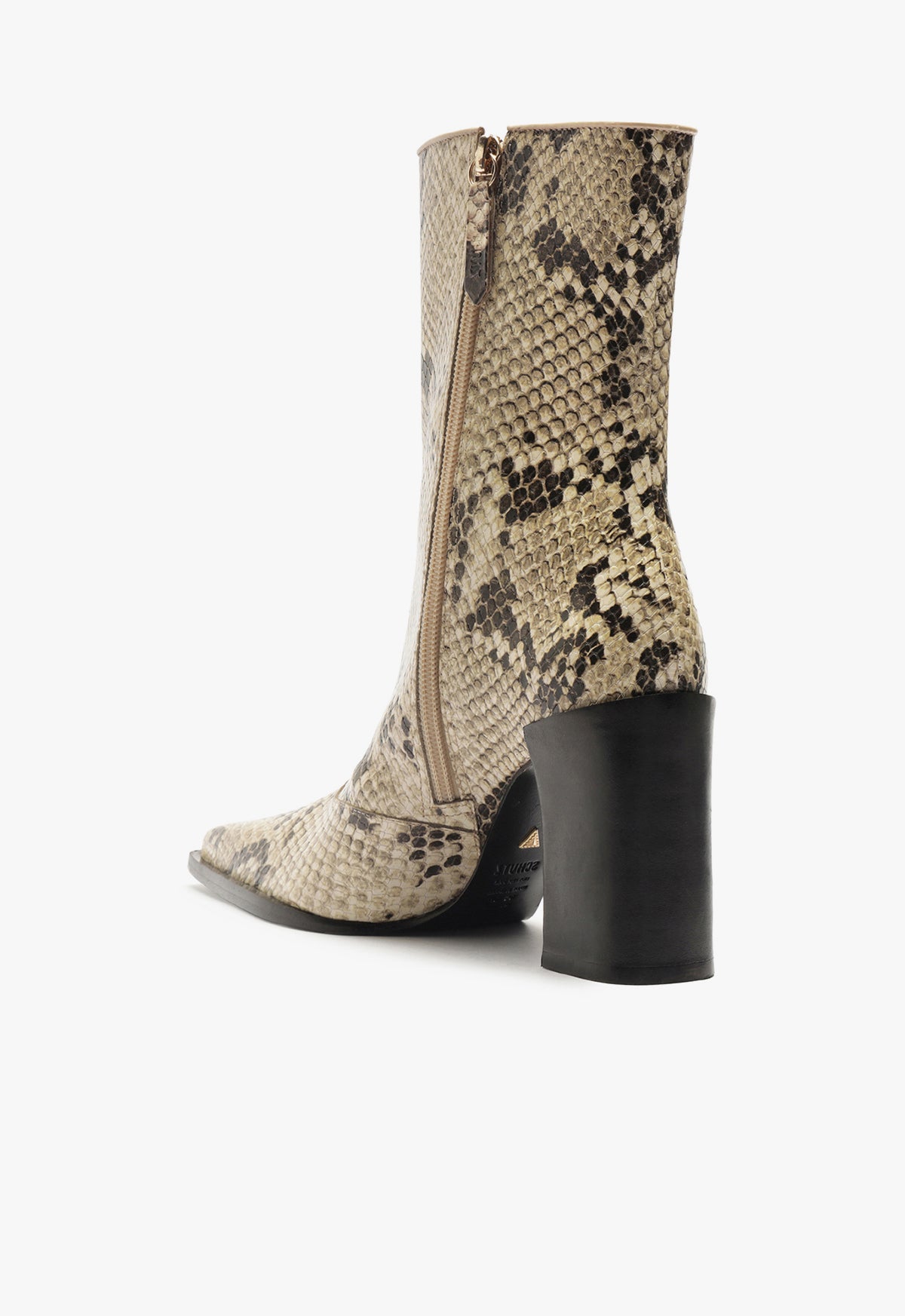 Raffaela Leather Bootie Women's High Heel Ankle Boots - Fashionable & Comfortable for Party, Office & Night Out