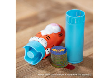 M&D Sticker Wow! Refill Stickers - Tiger Design for Kids, DIY Crafts, Scrapbooking & School Projects
