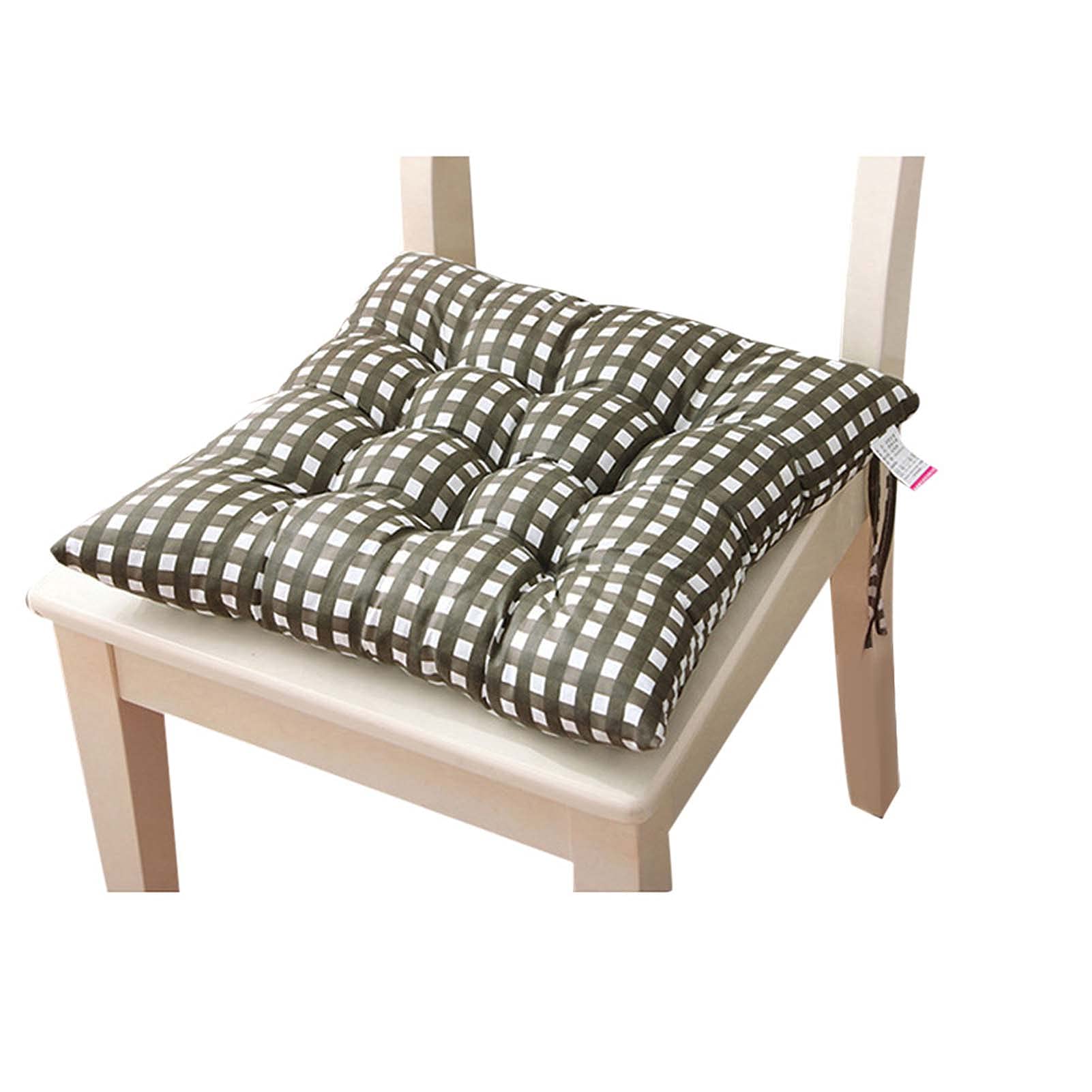 Premium Washable Chair Cushion Covers for Patio & Dining Chairs - Breathable Seat Pads with Full-Length Ties for Office Chairs & Hardwood Floors - Perfect for Indoor/Outdoor Home Decor & Comfort