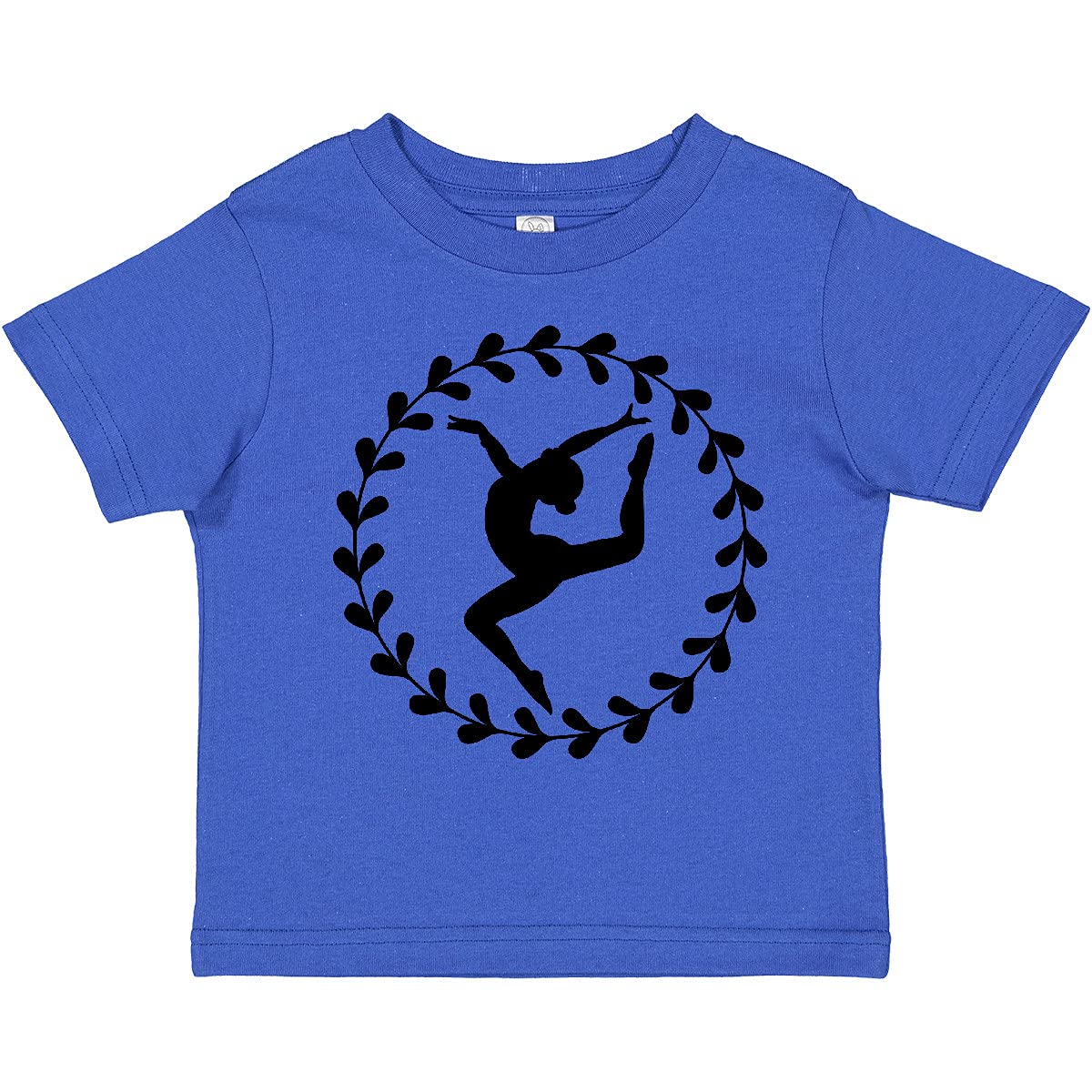 Inktastic Dance Silhouette Ballerina Toddler T-Shirt - Cute Ballet Themed Cotton Tee for Girls, Toddler Dance Class Outfit, Ballet Performance Gift for Little Dancers