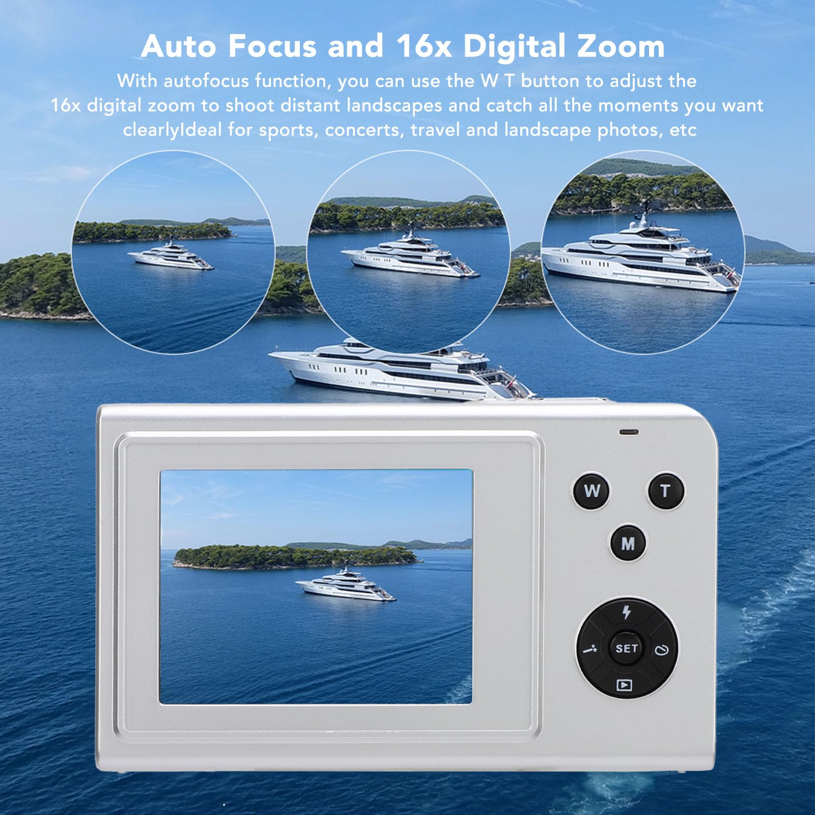 4K 68MP Digital Camera with 2.4