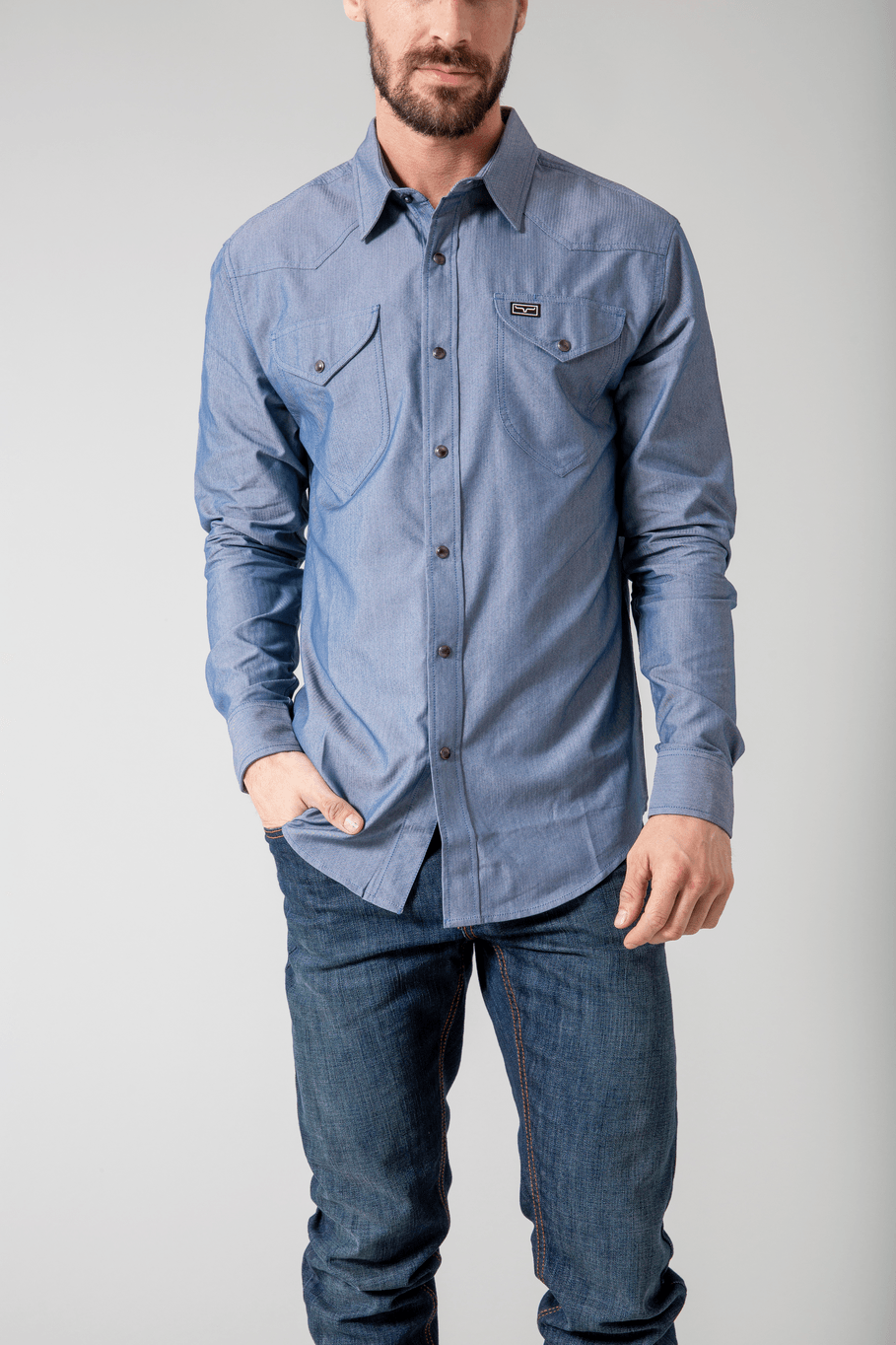 Premium Tucson HB Dress Shirt for Men - Slim Fit Business Formal Shirts - Office Wear & Special Occasions