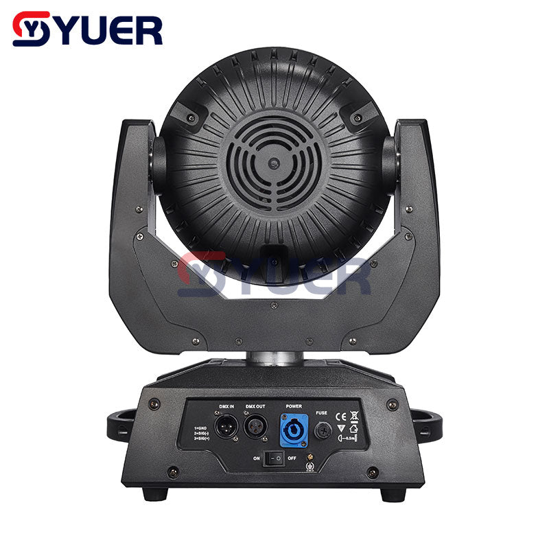 YUER™ 450W RGBW 4-in-1 Moving Head Light with DMX Control - 36x12W LED Stage Lighting for DJ, Disco, Nightclub, KTV, Bar & Theater Events | Professional Spotlight for Live Shows, Concerts and Party Lighting Effects