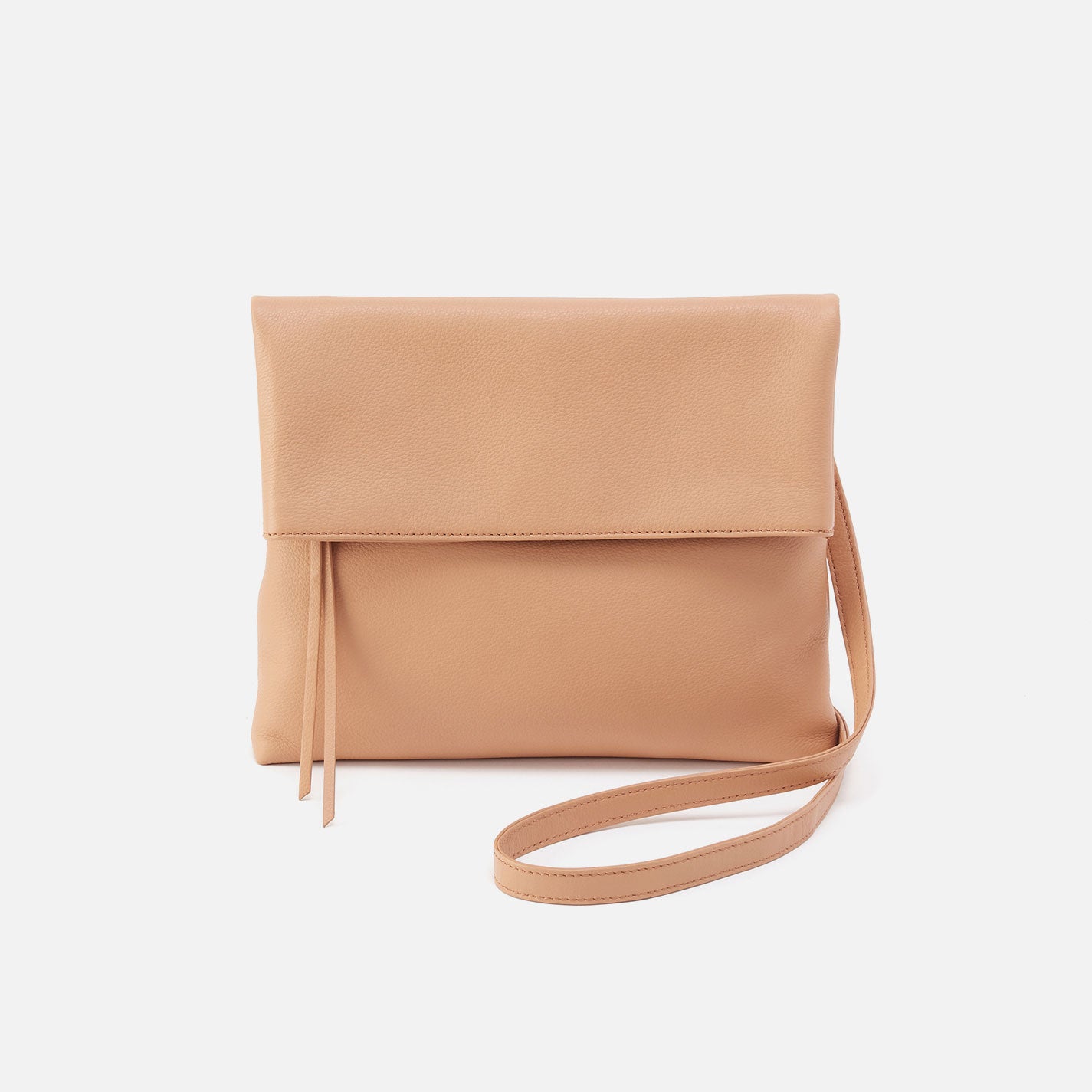 Pebbled Leather Crossbody Bag in Porcini - Stylish & Durable for Women, Perfect for Work, Travel & Everyday Use