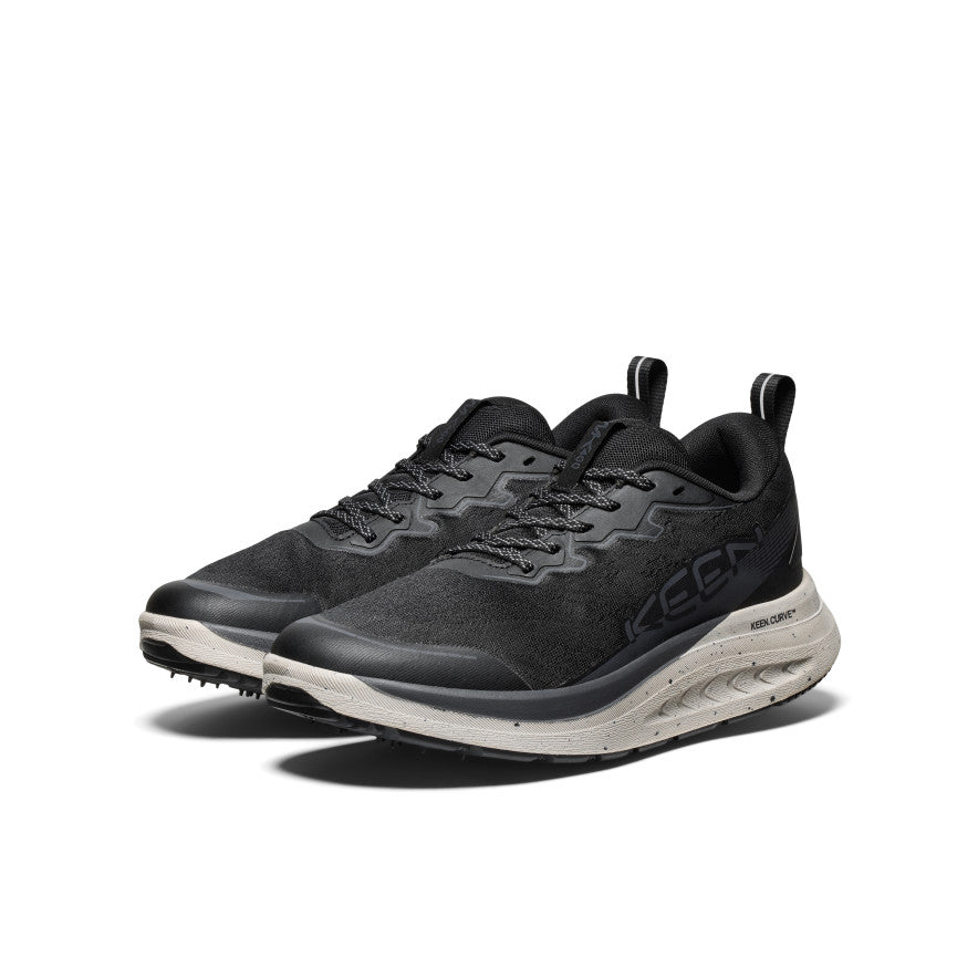 Men's WK400 II Walking Shoes - Lightweight Comfortable Athletic Sneakers for Men | Black/Vapor | Perfect for Walking, Running & Casual Wear
