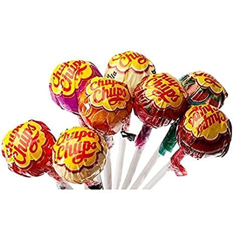 Chupa Chups Assorted Flavors Lollipops - Individually Wrapped Candy by QUEEN JAX - Perfect for Parties, Halloween Treats & Office Snacks