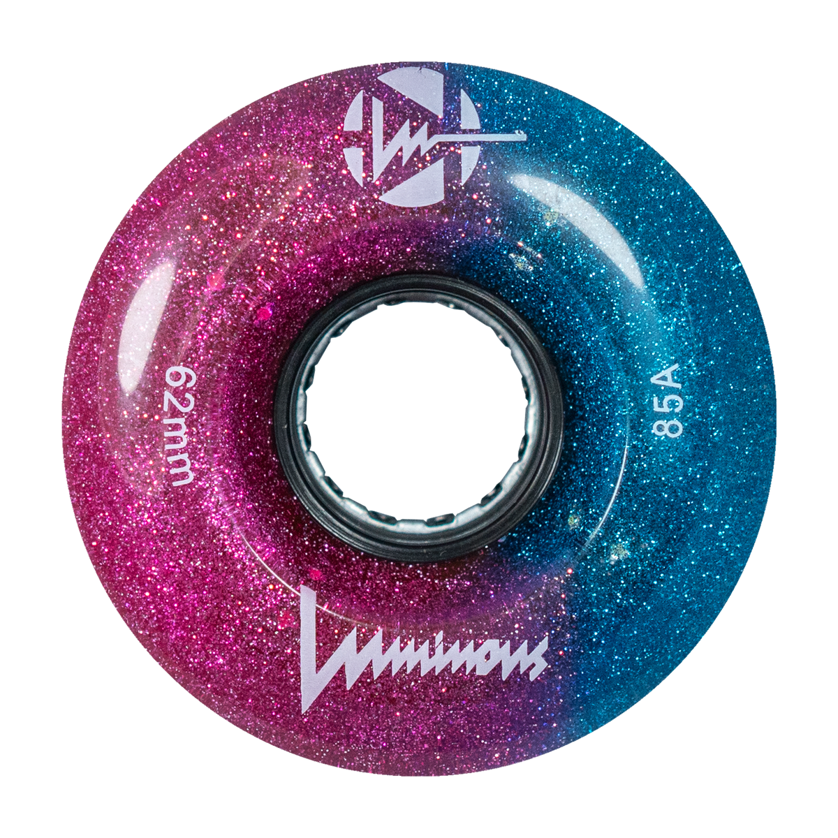 Luminous LED Quad Wheels 62mm 85a - 4 Pack Glow in The Dark Skate Wheels for Roller Skates & Rollerblades - Perfect for Night Skating, Rink Parties & Outdoor Adventures