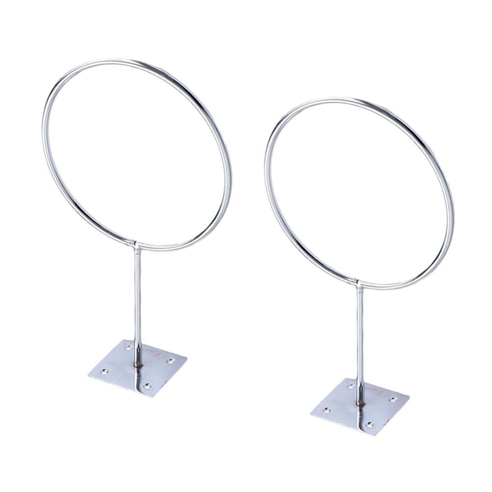 Gatuida 4-Piece Circular Wall Shelf Set - Soccer Ball Storage Rack, Wall Mounted Exercise Equipment Organizer for Sports Gear - Perfect for Gym, Bedroom, or Garage Organization