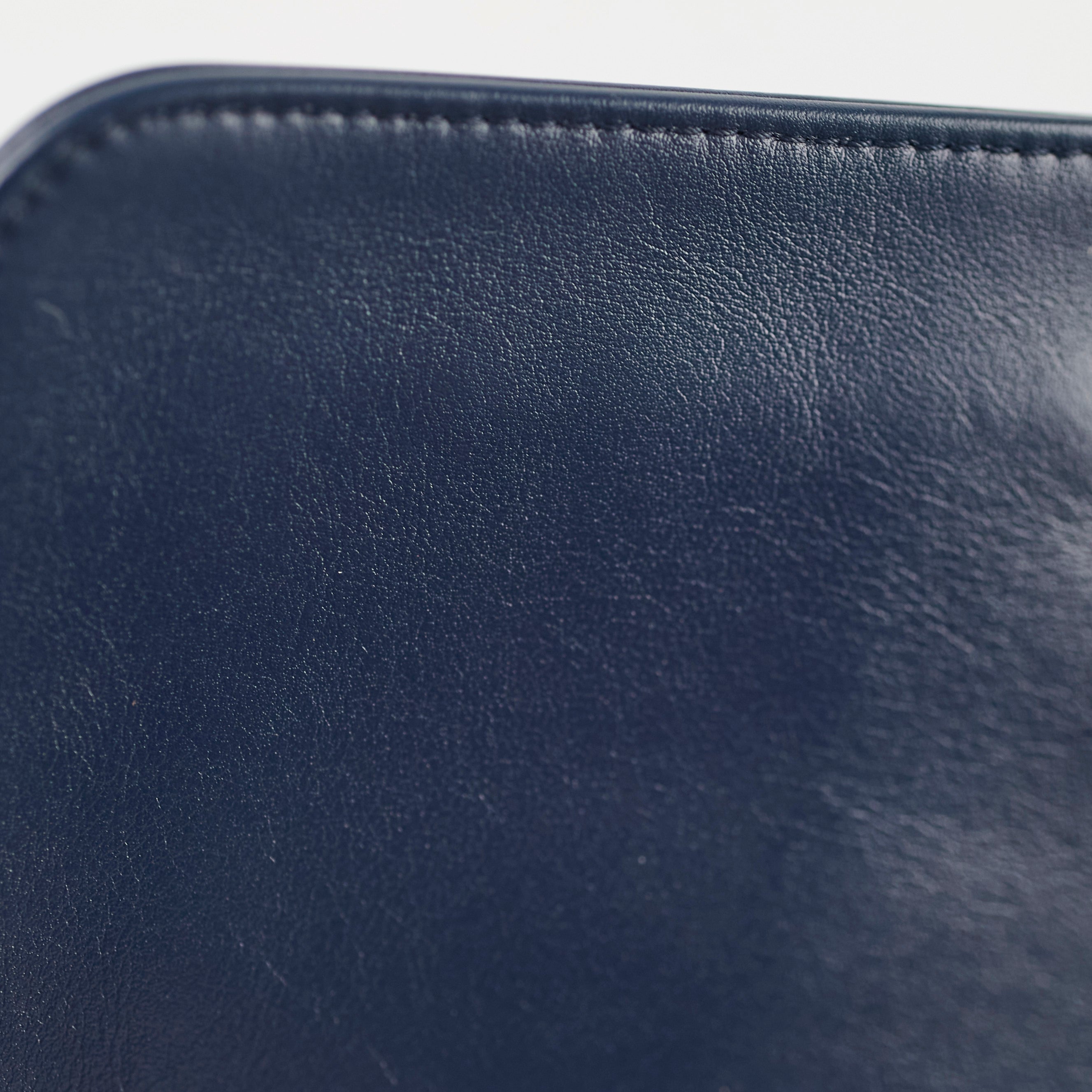 Chanel Old Medium Boy Bag in Navy with Studded Details - Luxury Crossbody Bag for Women, Perfect for Parties & Evening Events