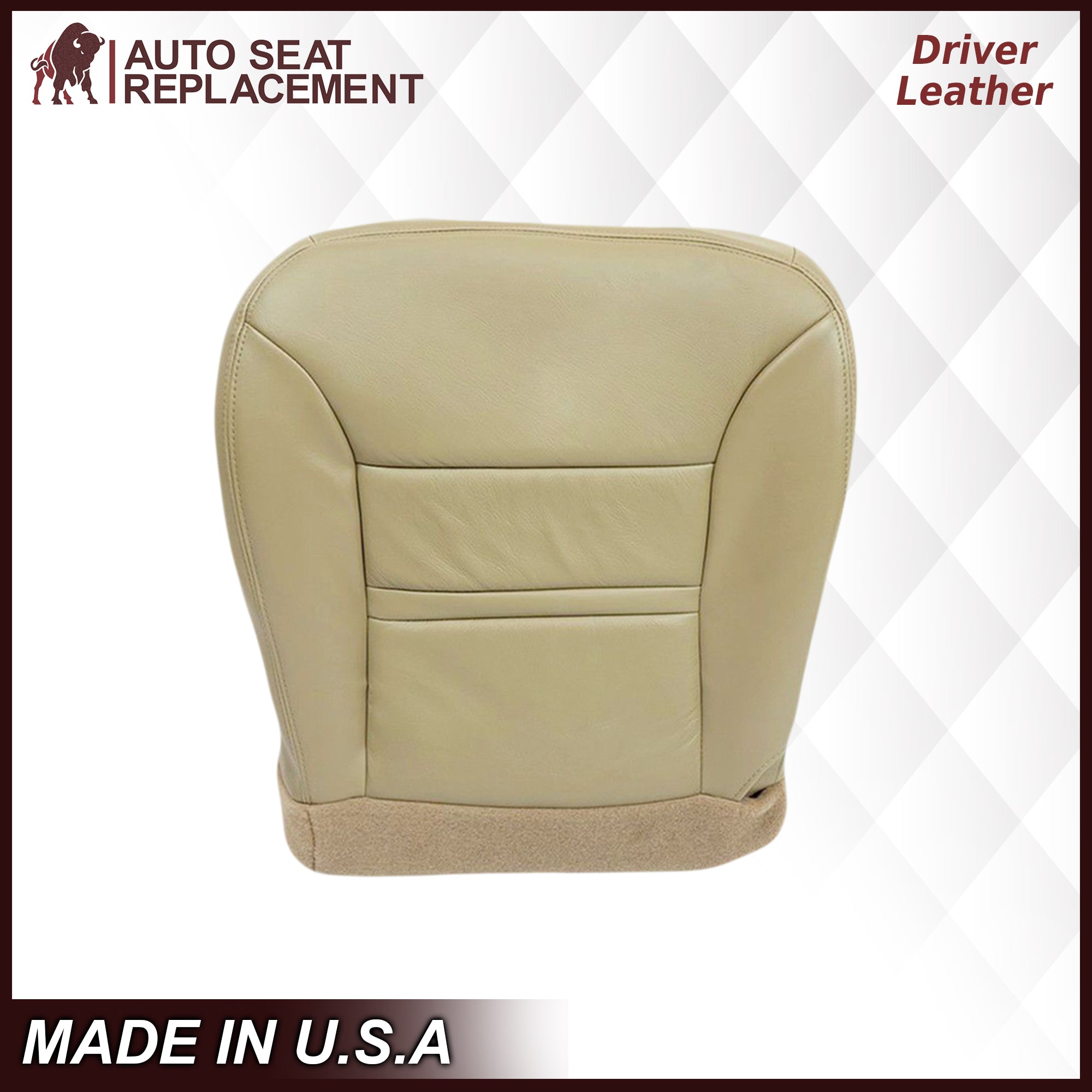 2000-2001 Ford Excursion Tan Seat Cover - Custom Fit, Durable Neoprene Material - Perfect for Off-Roading, Camping & Family Road Trips