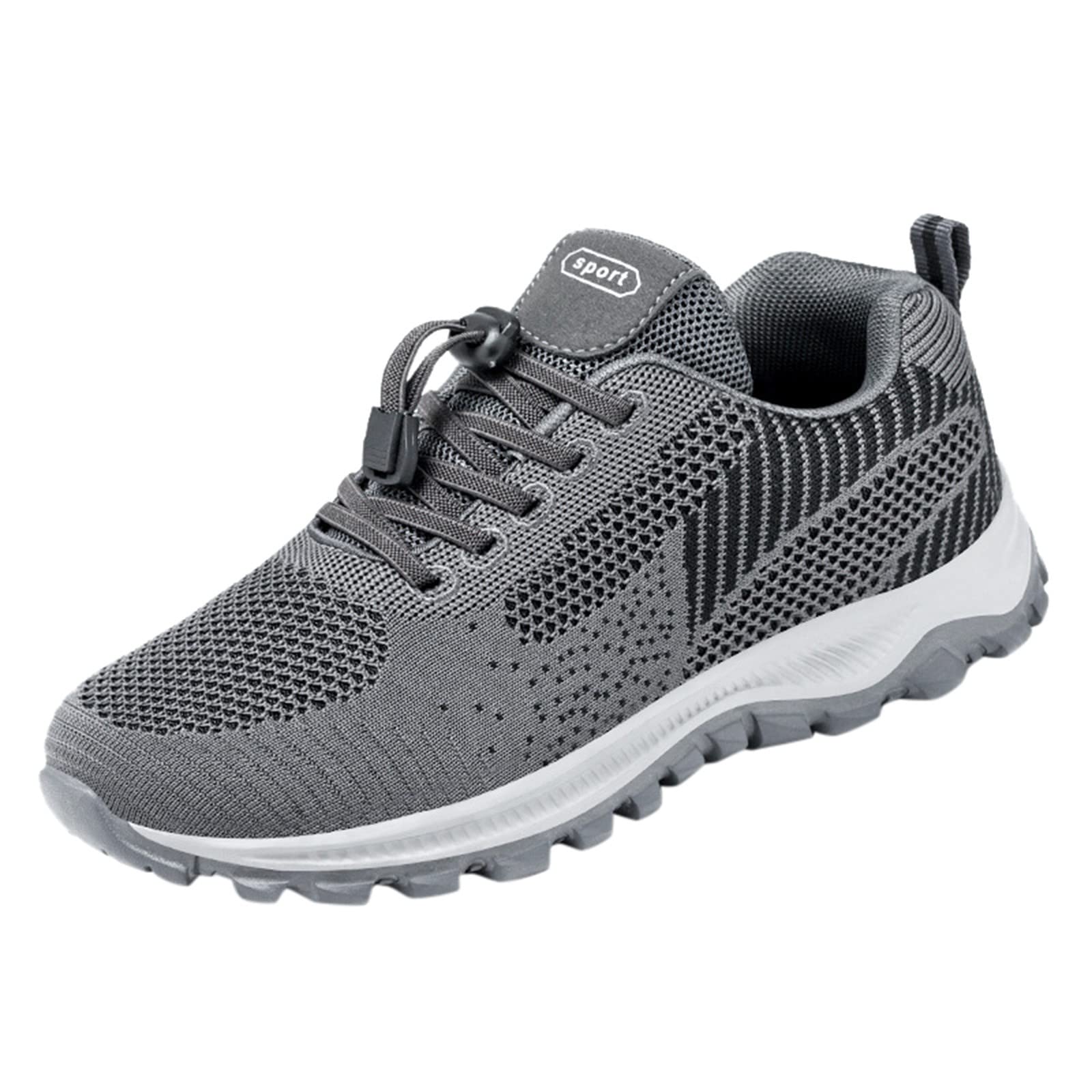 Men's Slip-On Sneakers - Lightweight Running Shoes for Men, Breathable Mesh Walking Shoes, Comfortable Summer Casual Shoes for Jogging, Gym, Travel & Daily Wear