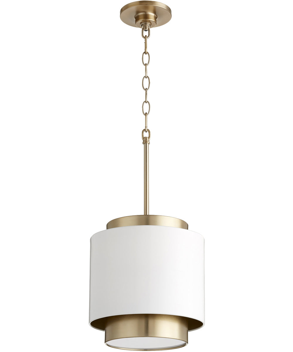 1 Light Pendant Studio White - Modern Ceiling Light Fixture for Kitchen, Dining Room & Bedroom Lighting