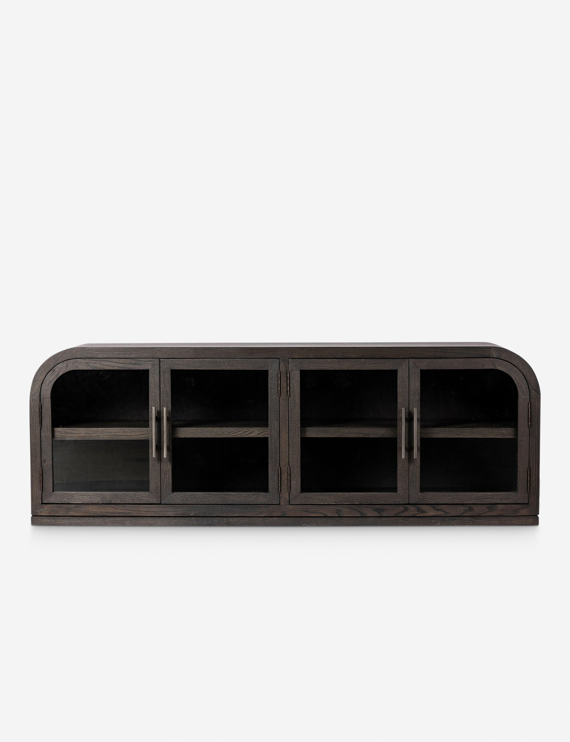 Capitola Media Console - Modern TV Stand with Storage Shelves for Living Room, Bedroom & Home Theater | Perfect for Organizing Electronics, DVDs & Gaming Consoles