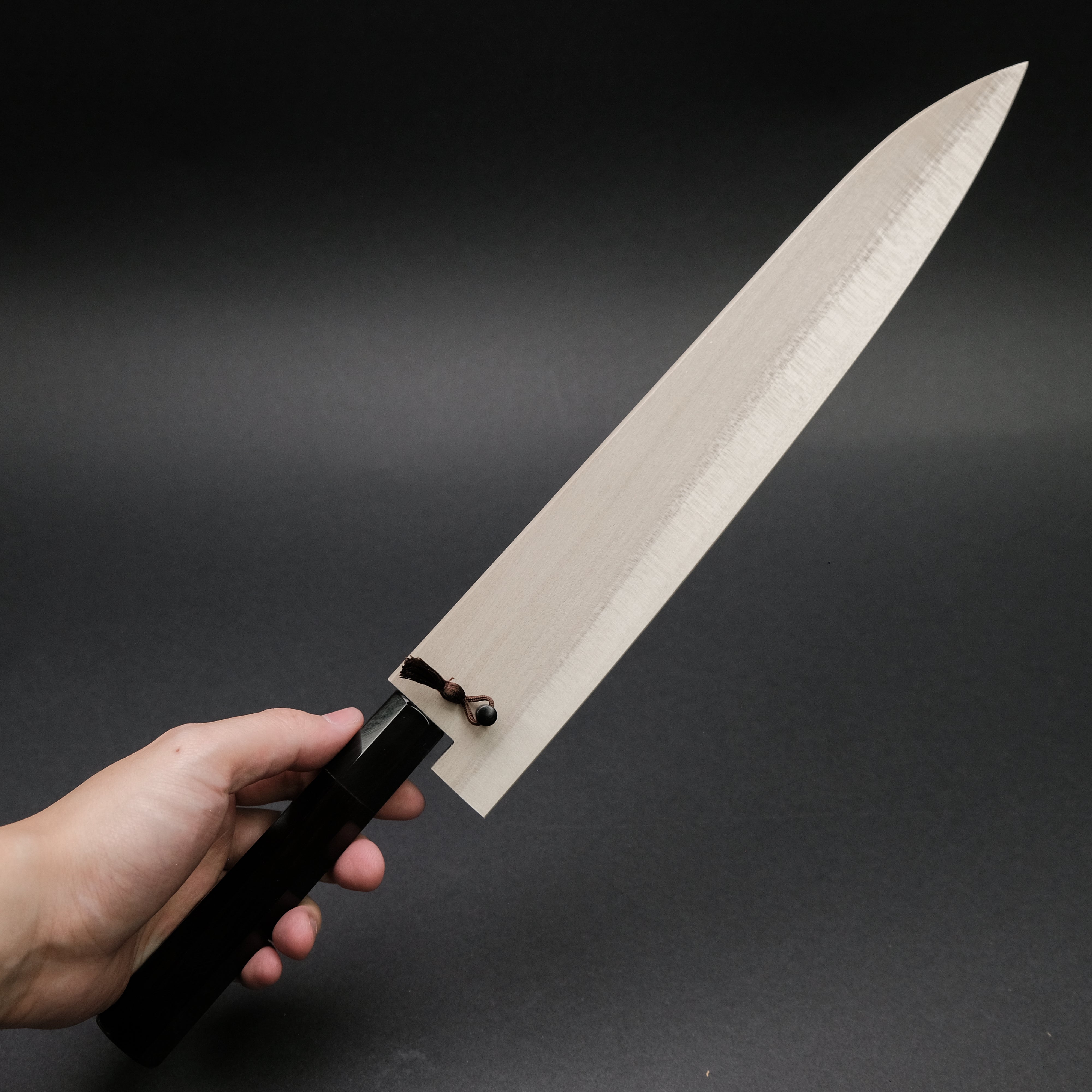Konosuke HD2 Sujihiki 270mm Japanese Chef Knife - Ebony & Black Horn Handle - Premium Slicing Knife for Sushi, Meat, and Roasts